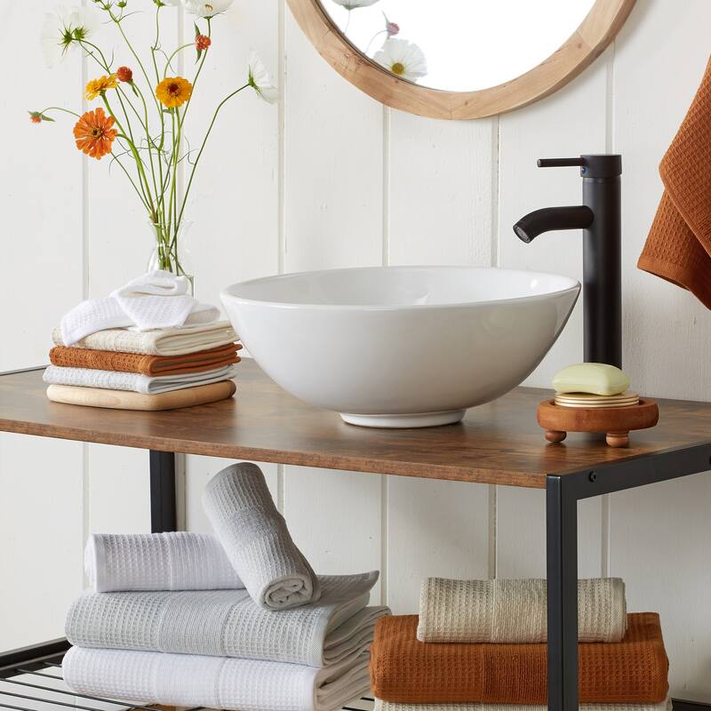 Luxurious Cotton Waffle Weave Towel Set