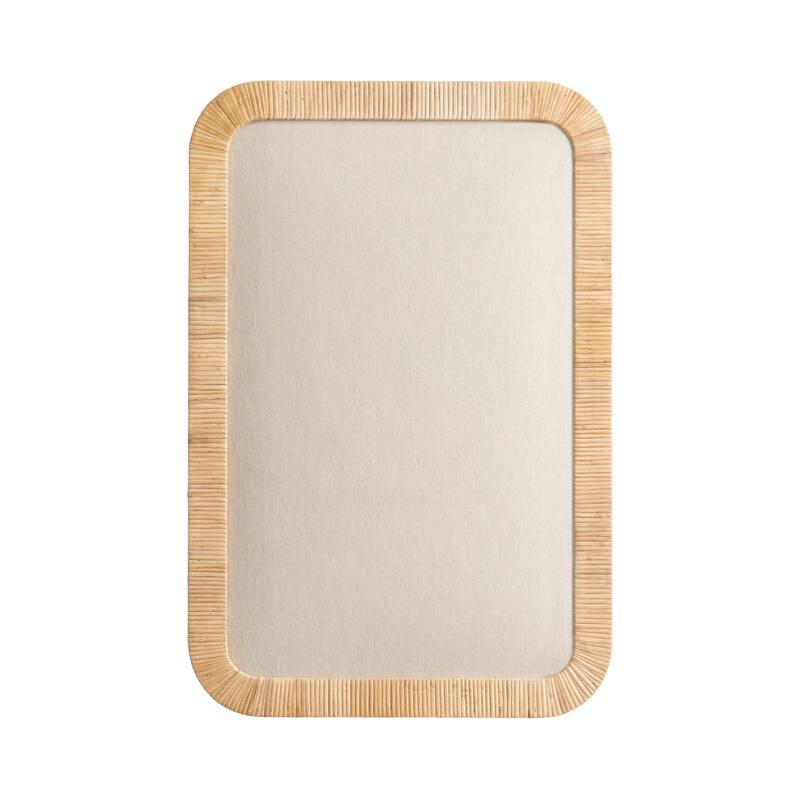 Kate and Laurel Rahfy Framed Fabric Pinboard - 20x30