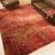 Copper Grove Oxford Floral Area Rug - Red - 7'9" x 10'10"
