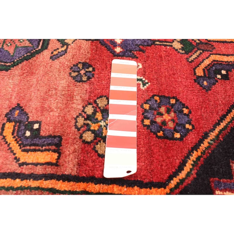 ECARPETGALLERY Hand-knotted Andelz Red Wool Rug - 4'7 x 8'2