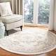 preview thumbnail 2 of 9, SAFAVIEH Handmade Micro-Loop Shyamala Wool Rug 3' Round - Ivory/Fuchsia - Round