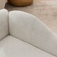 preview thumbnail 6 of 12, Oversized Pet Sofa, Elegant Modern Linen Fabric Elevated Dog Sofa Bed, Oversized Rectangular Pet Bed with Backrest & Armrest