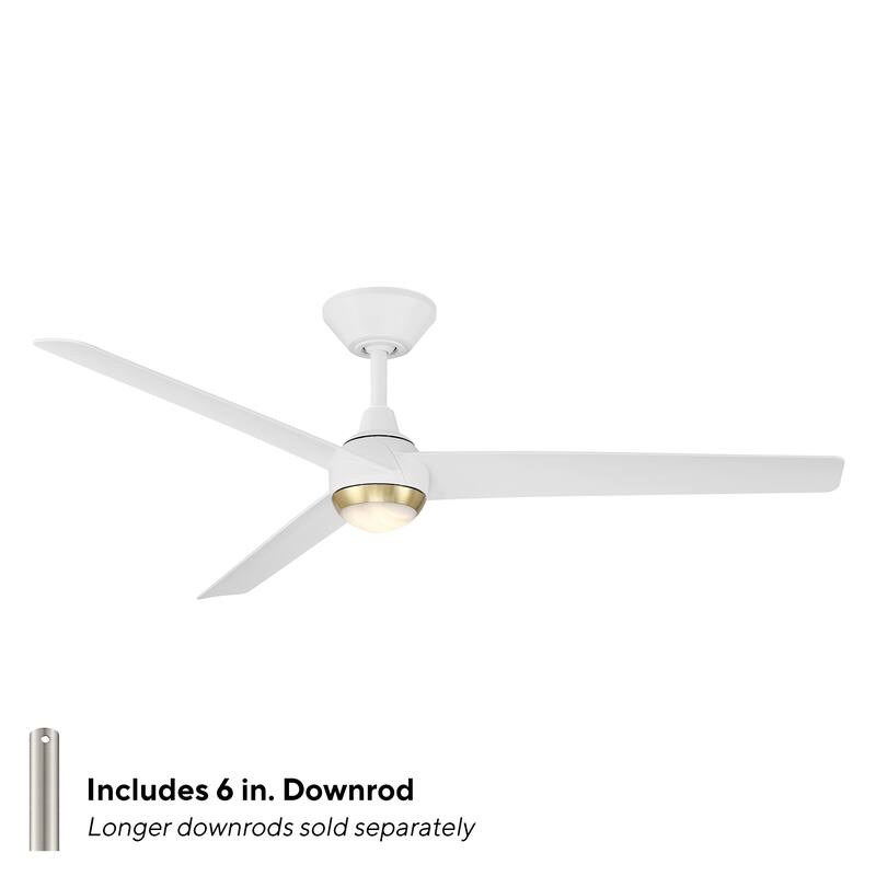 Pisces Indoor or Outdoor 3-Blade 54in Smart Ceiling Fan