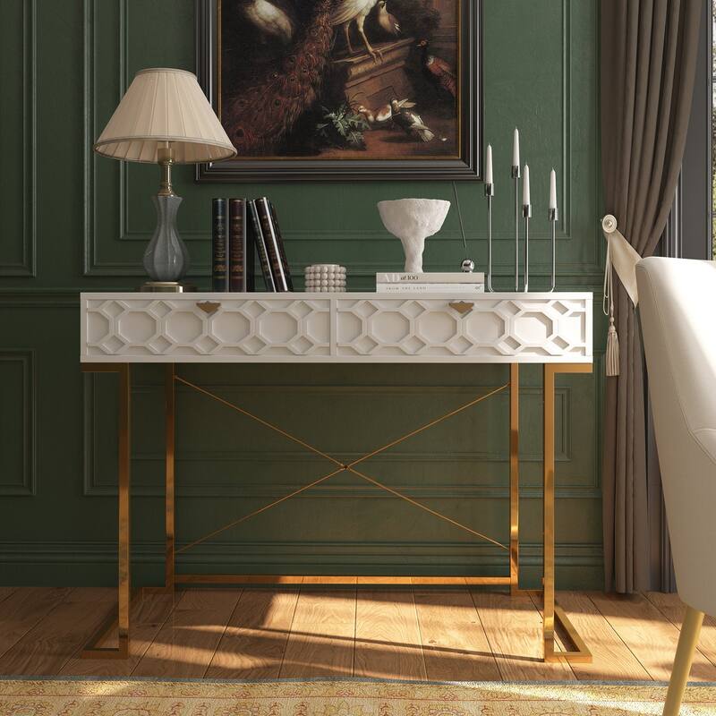 Side table with 2 drawers