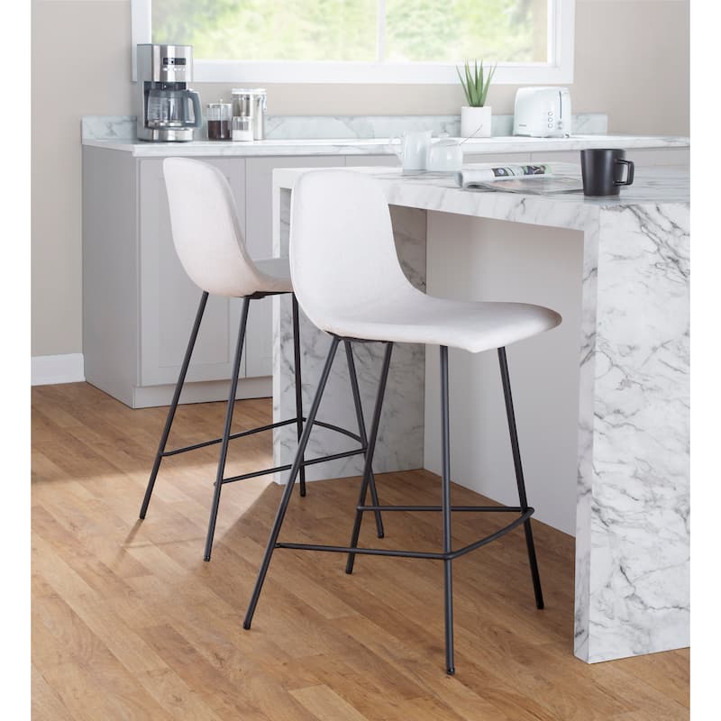 Silver Orchid Riona Counter Height Bar Stool - Set of 2