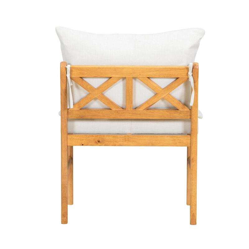 Farmhouse Modern Dining Chairs Set of 2, with Tapered Solid Wood Legs