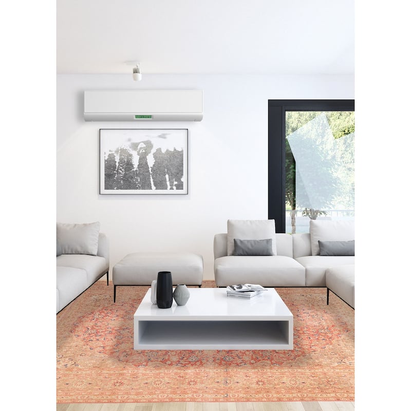 ECARPETGALLERY Hand-knotted Antalya Vintage Red Wool Rug - 9'6 x 12'8