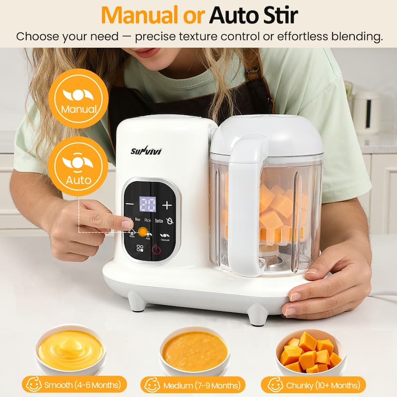Multifunctional Baby Food Maker, Baby Food Processor Blender Combo