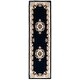 preview thumbnail 79 of 92, SAFAVIEH Handmade Aubusson Hrachuhi Traditional Wool Rug 2'3" x 8' Runner - Navy/Ivory