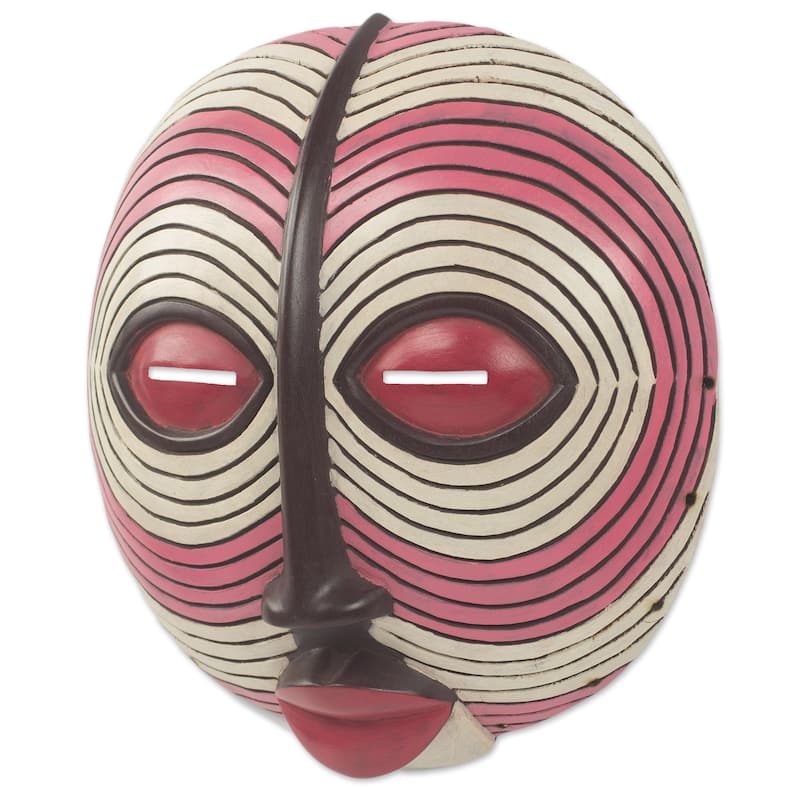Novica Handmade Baluba Dance Spirit I Sese Wood Mask