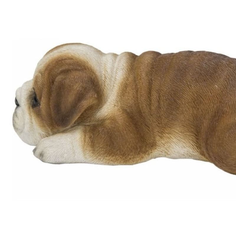 5" Lying Bulldog Refrigerator Magnet