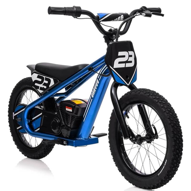 Kids Electric Dirt Bike, Electric Balance Bike for Kids Ages 6-12 Best Gift - Blue