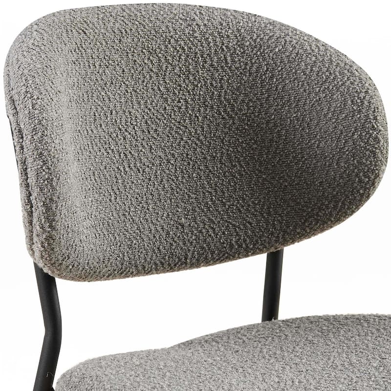 Boucle Fabric Dining Chairs
