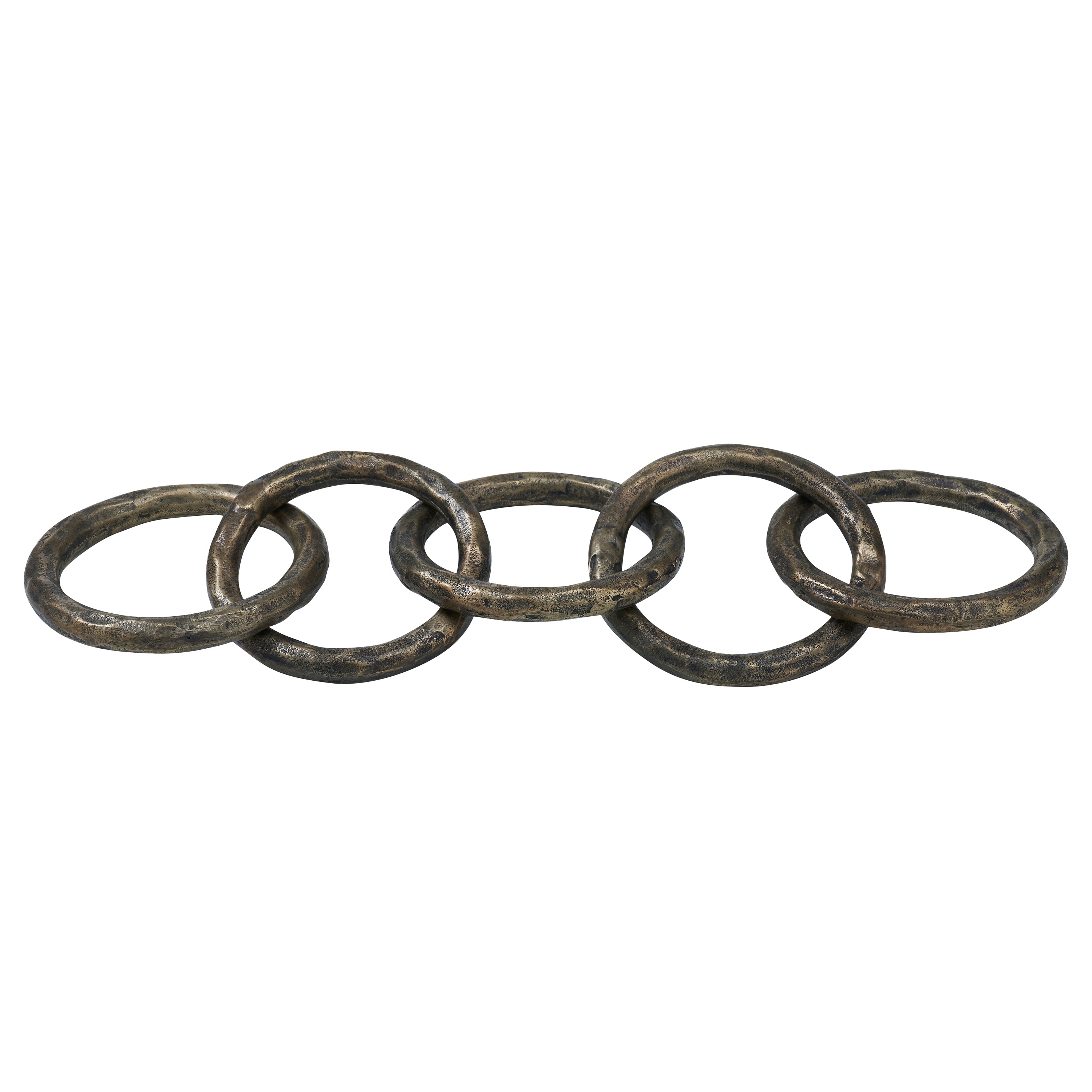 Renwil Quai Indoor Cast Aluminum Table Top Accessory, Antique Brass
