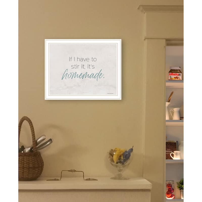 TrendyDecor4U Contemporary "It's Homemade" Framed Print Wall Art