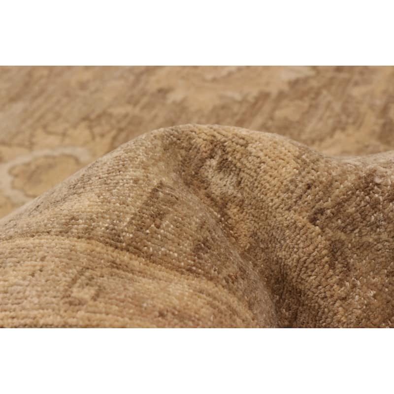 ECARPETGALLERY Hand-knotted Chobi Finest Taupe Wool Rug - 6'4 x 8'5
