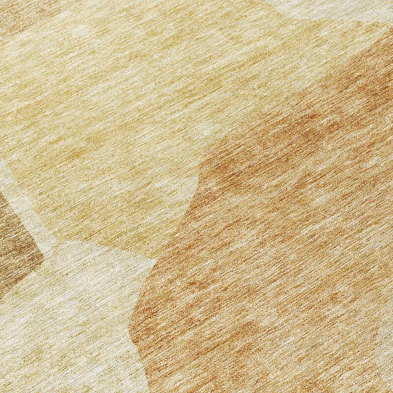 Machine Washable Indoor/ Outdoor Chantille Modern Abstract Rug