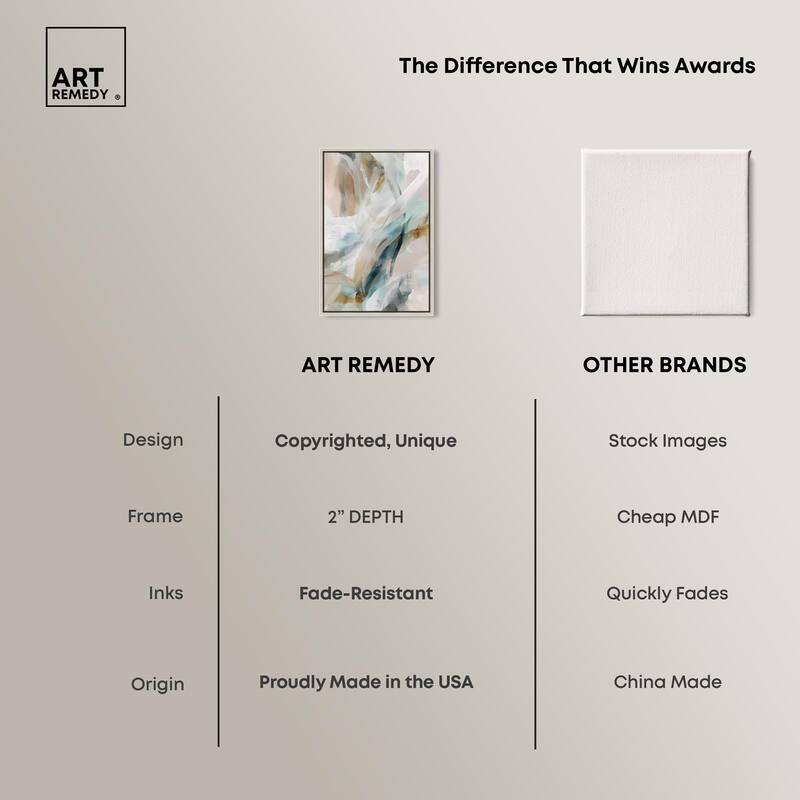 Whispering Colors I Canvas by Art Remedy
