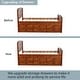preview thumbnail 37 of 39, Twin Bed with Storage, Twin Size Daybed with 6 Drawers, Wood Storage Bed Frame, Twin Size Platform Bedframe, Solid Wood Bedframe