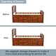 preview thumbnail 5 of 45, Twin Size Platform Storage Bed Solid Wood Bed with 6 Drawers