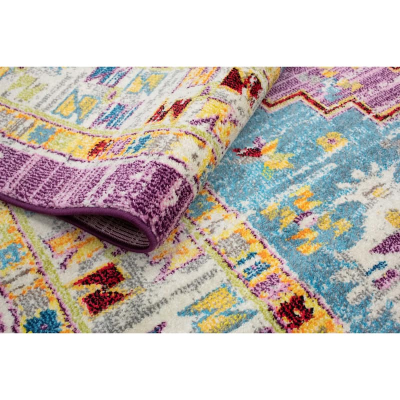 Noori Rug Sapphire Distressed Hester Rug