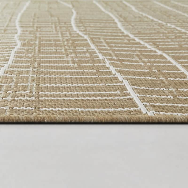 Siegel Modern Geometric Indoor/Outdoor Area Rug