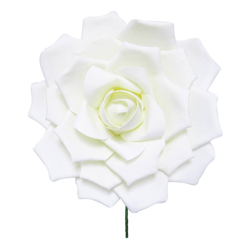 Set of 2 Large Foam Rose Stem Flower Wall Decor Backdrop Art Crafts