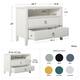The Novogratz Her Majesty 2 Drawer Nightstand