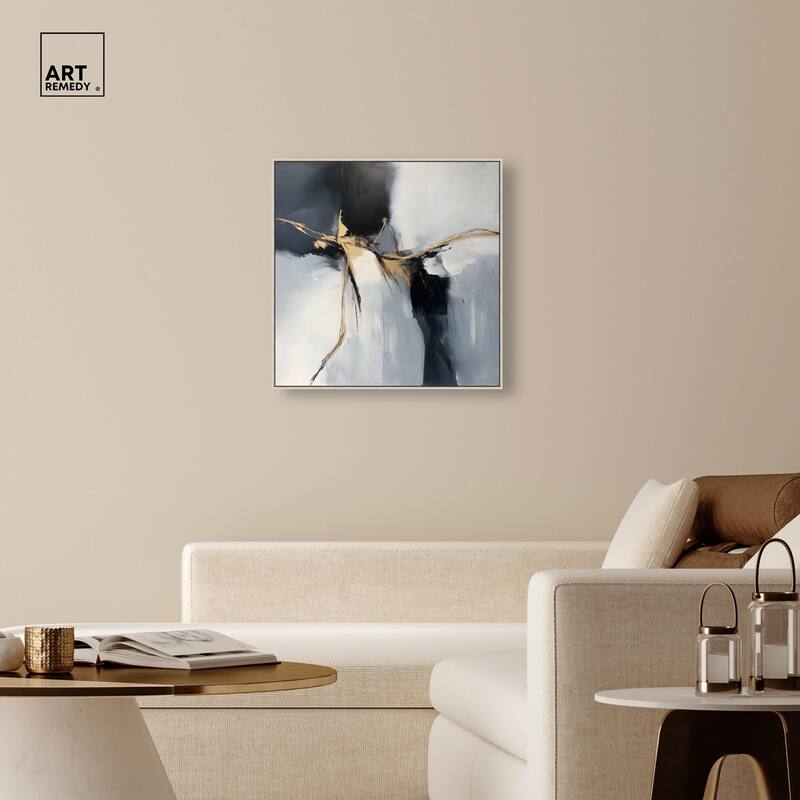Golden Fissure II Canvas by Art Remedy