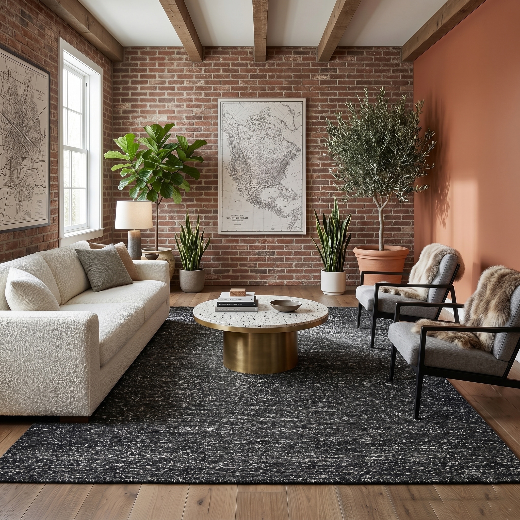 Norwood Ashley Transitional Striped Hand-Woven Area Rug