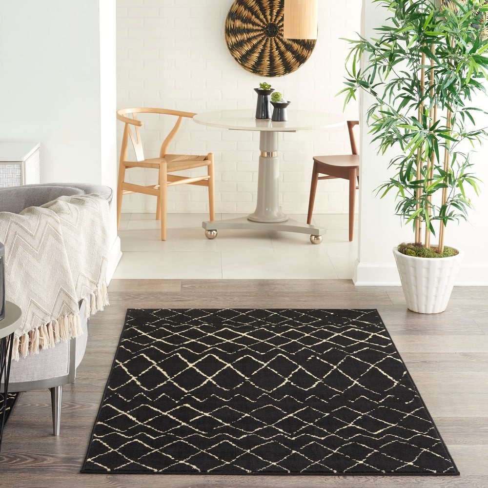 Nourison Grafix Moroccan Patterned Area Rug