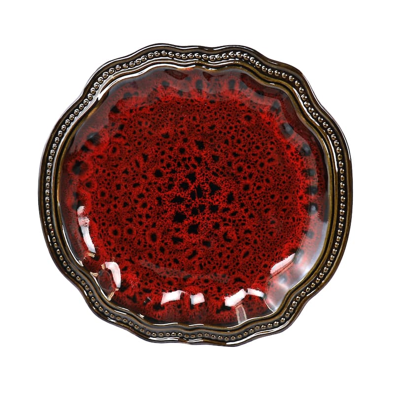 6 Piece Stoneware Dinner Plate Set - 10.3 Inch