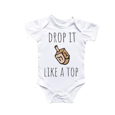 Hanukkah Ddlg Jewish - Baby Boy Girl Clothes Infant Bodysuit Funny Cute Newborn