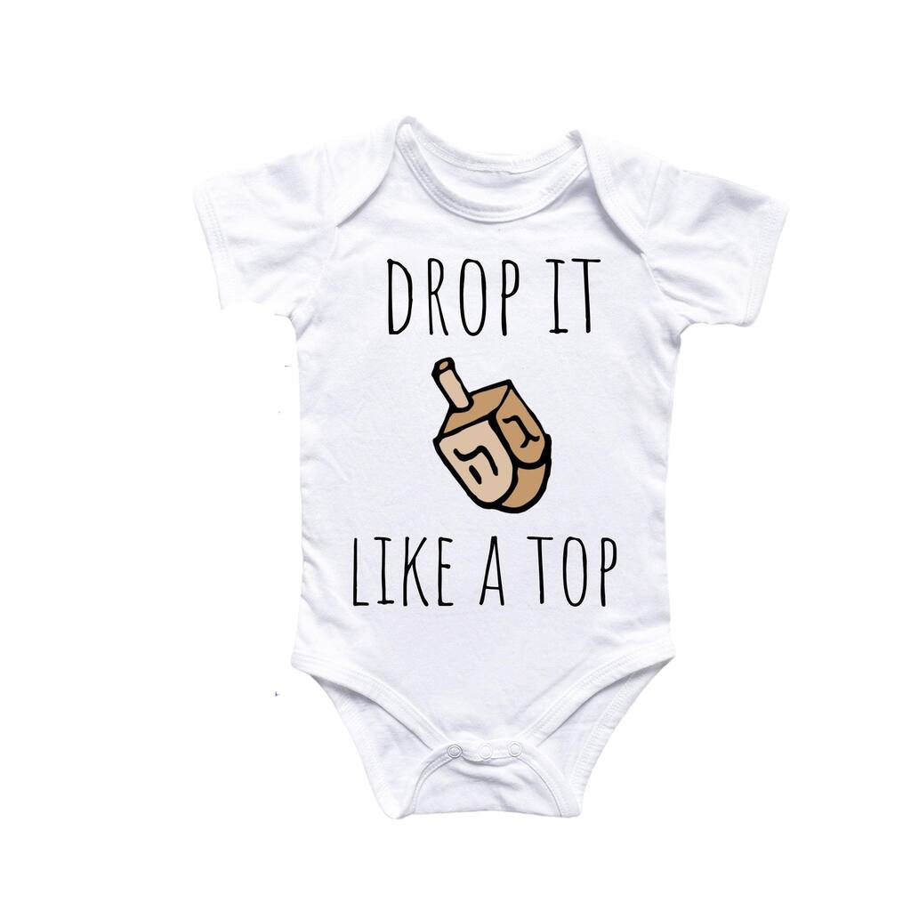 Hanukkah Ddlg Jewish - Baby Boy Girl Clothes Infant Bodysuit Funny Cute Newborn