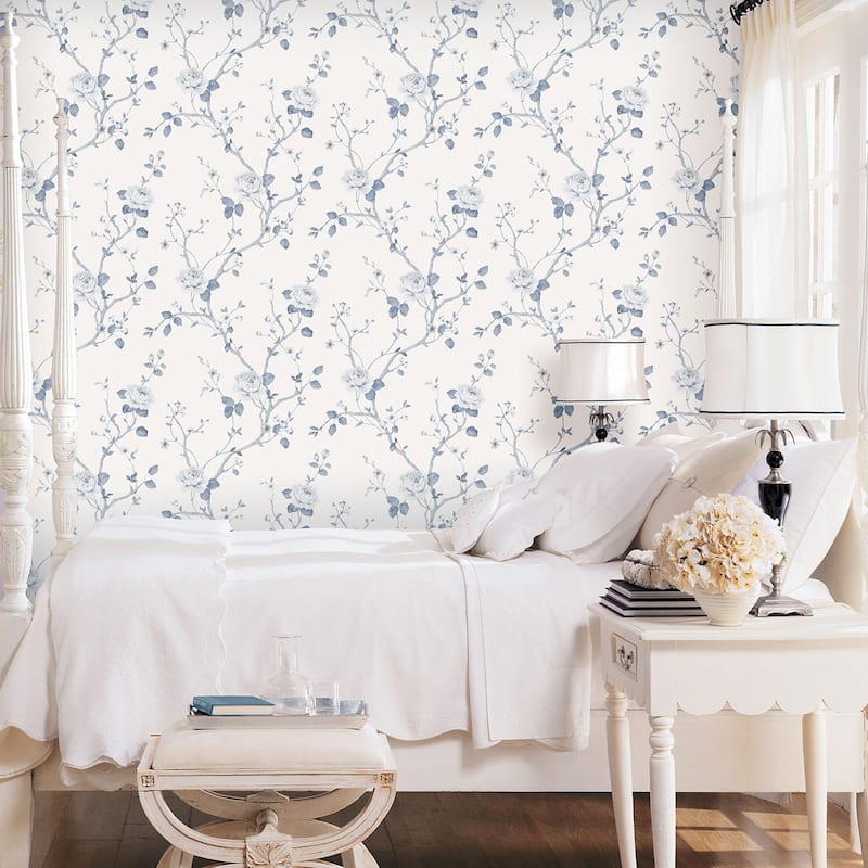 Galerie Wallcoverings Palazzo 2 Luisella Floral Vine Vinyl on Non-woven Matte Wallpaper Roll