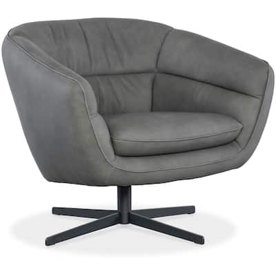 Hooker Furniture CC722-SW Mina 32" Wide Wood Framed Leather Accent