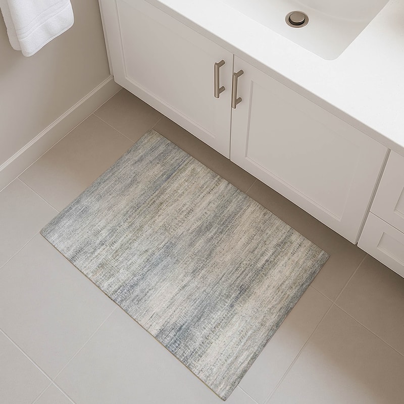 Premium Washable Super Soft Modern Layers Mayfield Rug - Linen - 1'8" x 2'6"