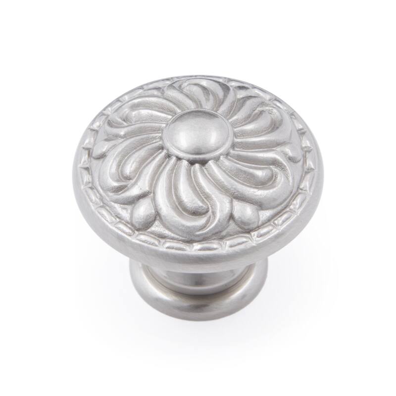 RK International Augustine 1-3/8 Inch Mushroom Cabinet Knob - Satin Nickel