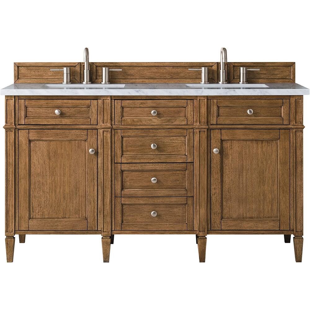 James Martin Vanities 650-V60D-FEJP Brittany 60" Free Standing Double