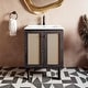 preview thumbnail 6 of 125, Classe Bathroom Vanity in Oak 24 - Black