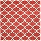preview thumbnail 146 of 200, SAFAVIEH Handmade Cambridge Luisa Moroccan Trellis Wool Rug 8' Square - Rust/Ivory - Square
