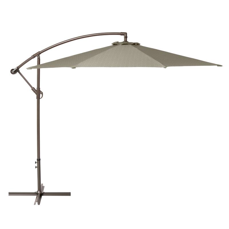 Duck Covers Weekend 10 Feet Patio Cantilever Umbrella, Base Included