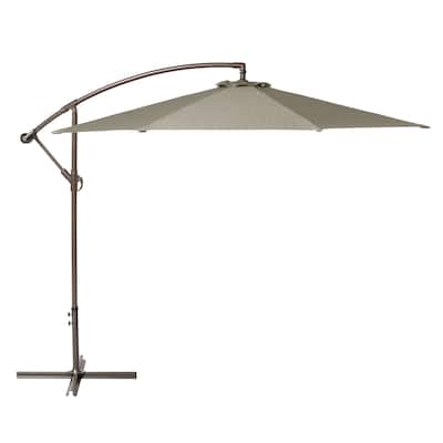 Duck Covers Weekend 10 Feet Patio Cantilever Umbrella, Base Included