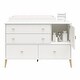 preview thumbnail 10 of 33, Little Seeds Valentina 4 Drawer/ 1 Door Convertible Dresser & Changing Table