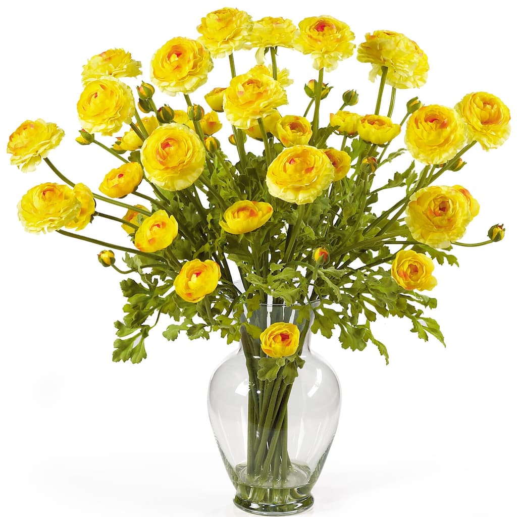 Vintage Silk Flower Arrangement - Victorian Home Decor, Elegant Faux Floral Display, Tall Vase Centerpiece - 24