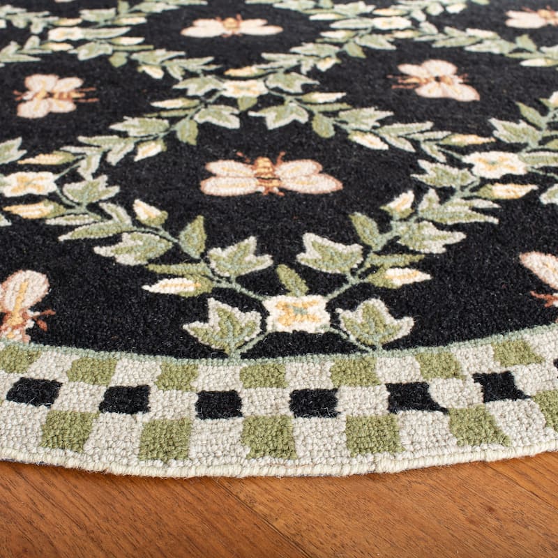 SAFAVIEH Handmade Chelsea Aubree French Country Trellis Wool Rug