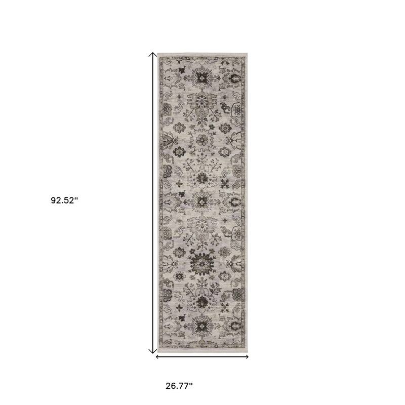 HomeRootsOriental Traditional Runner Area Rug