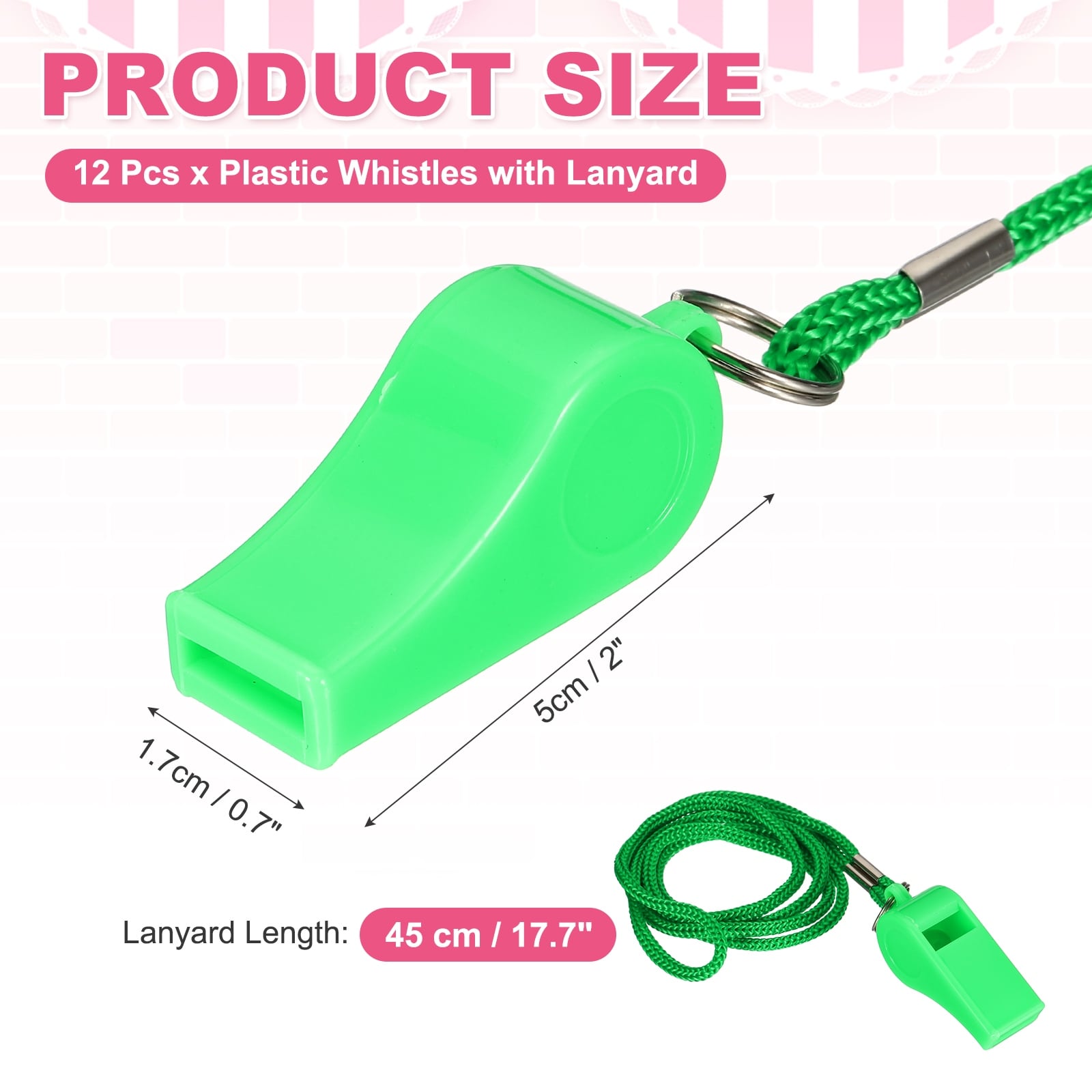 Whistles with Lanyard, Training Sports -Fitting for (Coaches/Referee/Outsides/Team Events)