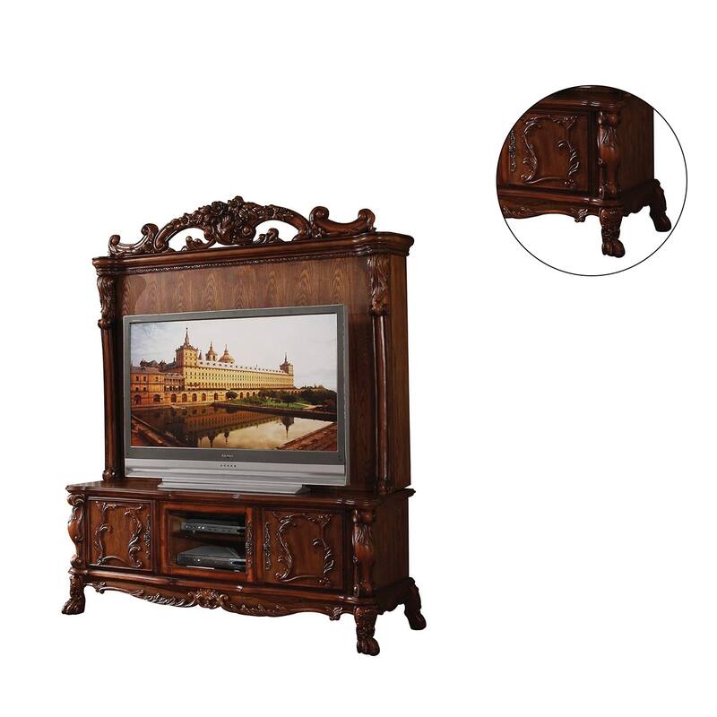 Wood Entertainment Center in Cherry Oak