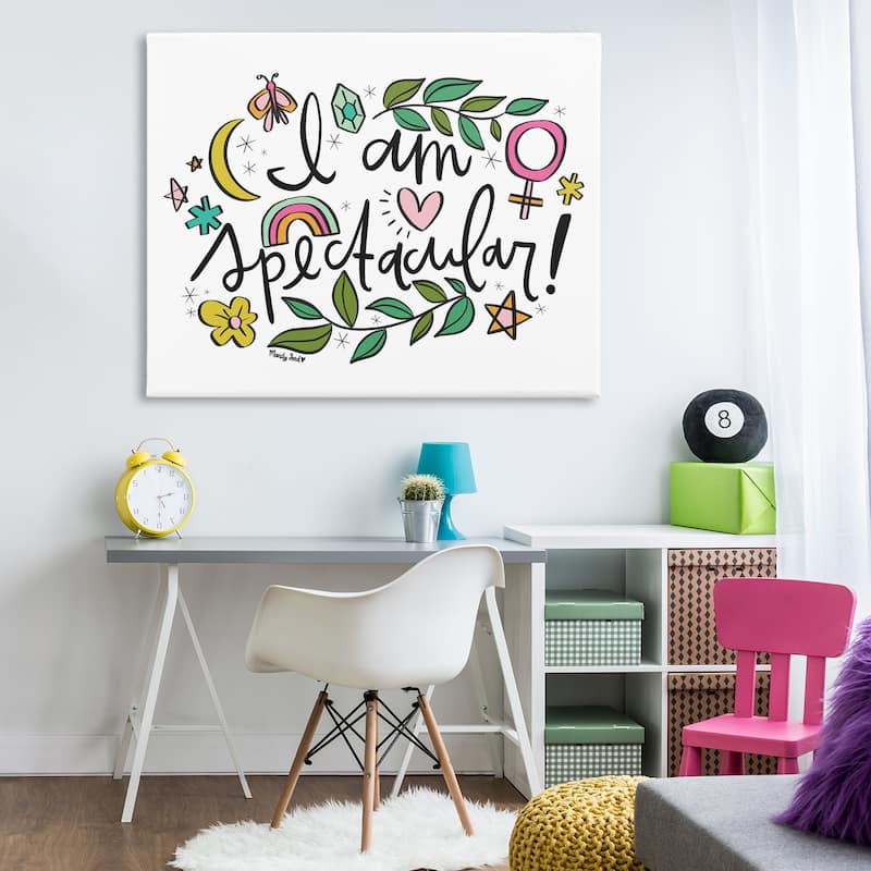 Stupell Motivational I Am Spectacular Canvas Wall Art Design By Mandy Ford Art + Illustration